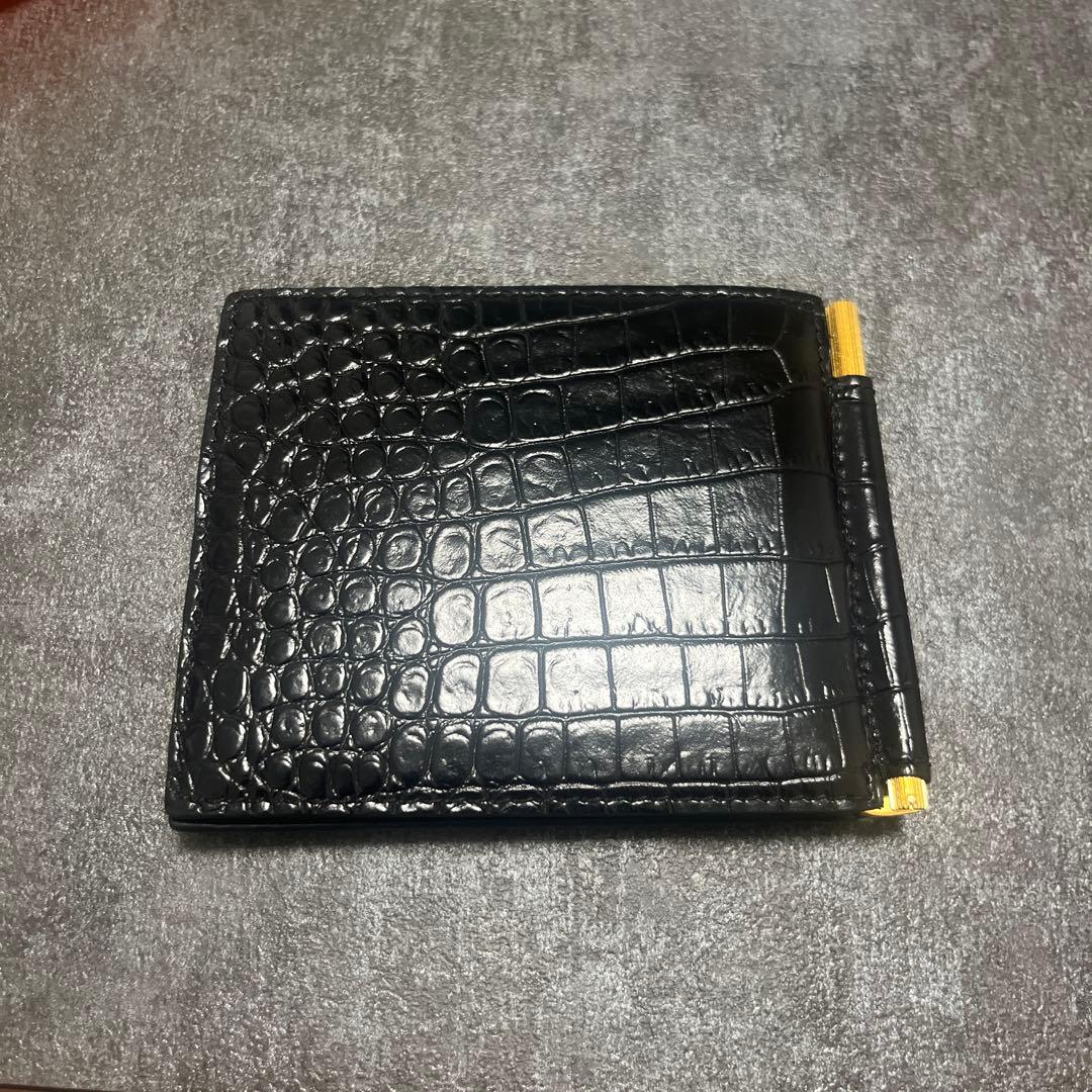 taku TOM FORD クロコダイルレザー マネークリップ