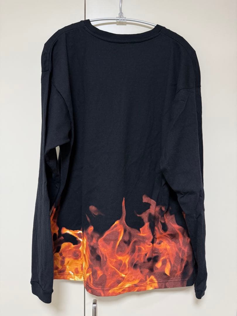 トップス Minedenim Fire pattern L/S T-SH