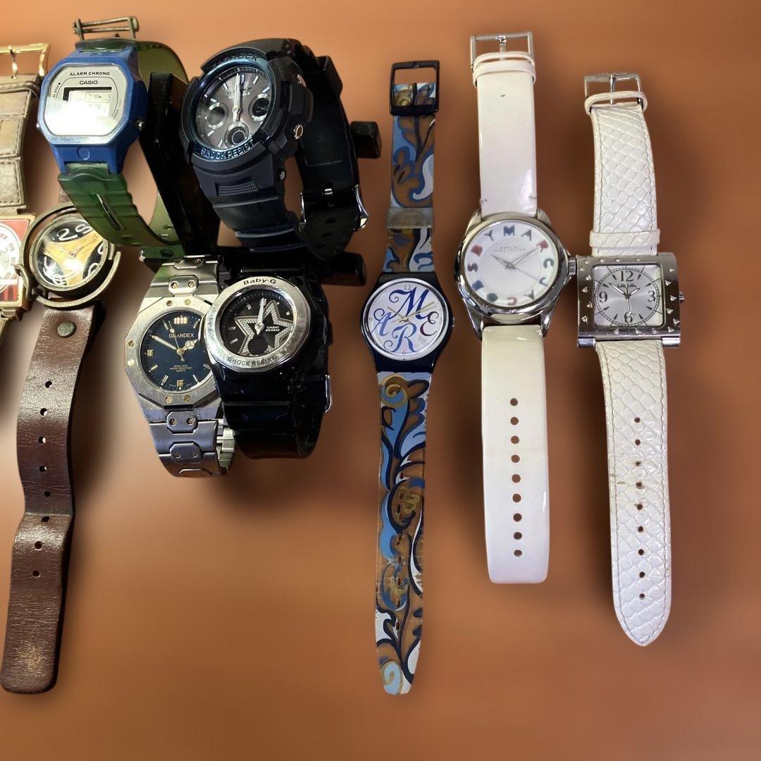 ジャンク品　CASIO セイコー　シチズン 等　腕時計10本　男女品まとめ売り