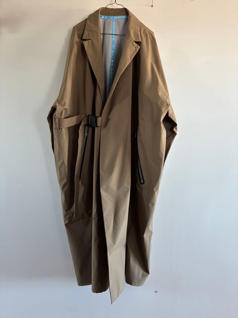 F/CE. WATERPROOF WRAP COAT防水ラップコートベージュ