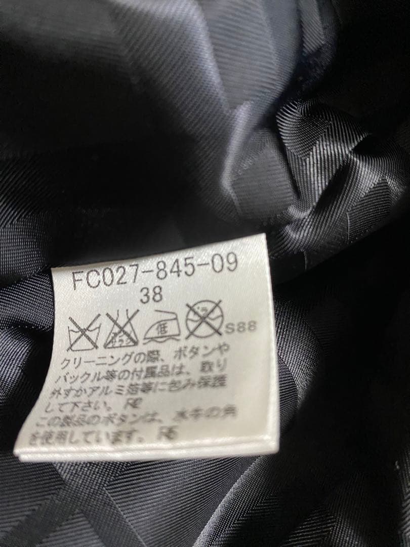 アポロ　バーバリーロンドン　黒 ラムレザー ジャケット