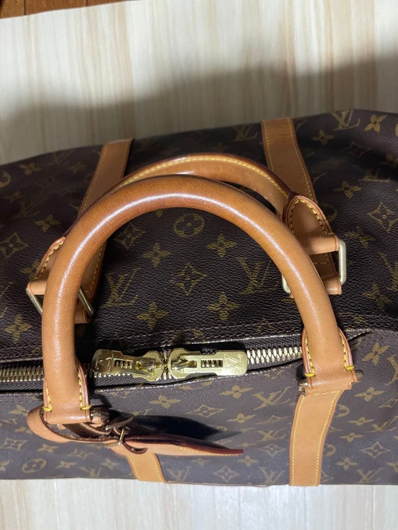 美品 ルイ・ヴィトン モノグラム ボストンバッグ　キーポル バンドリエール50