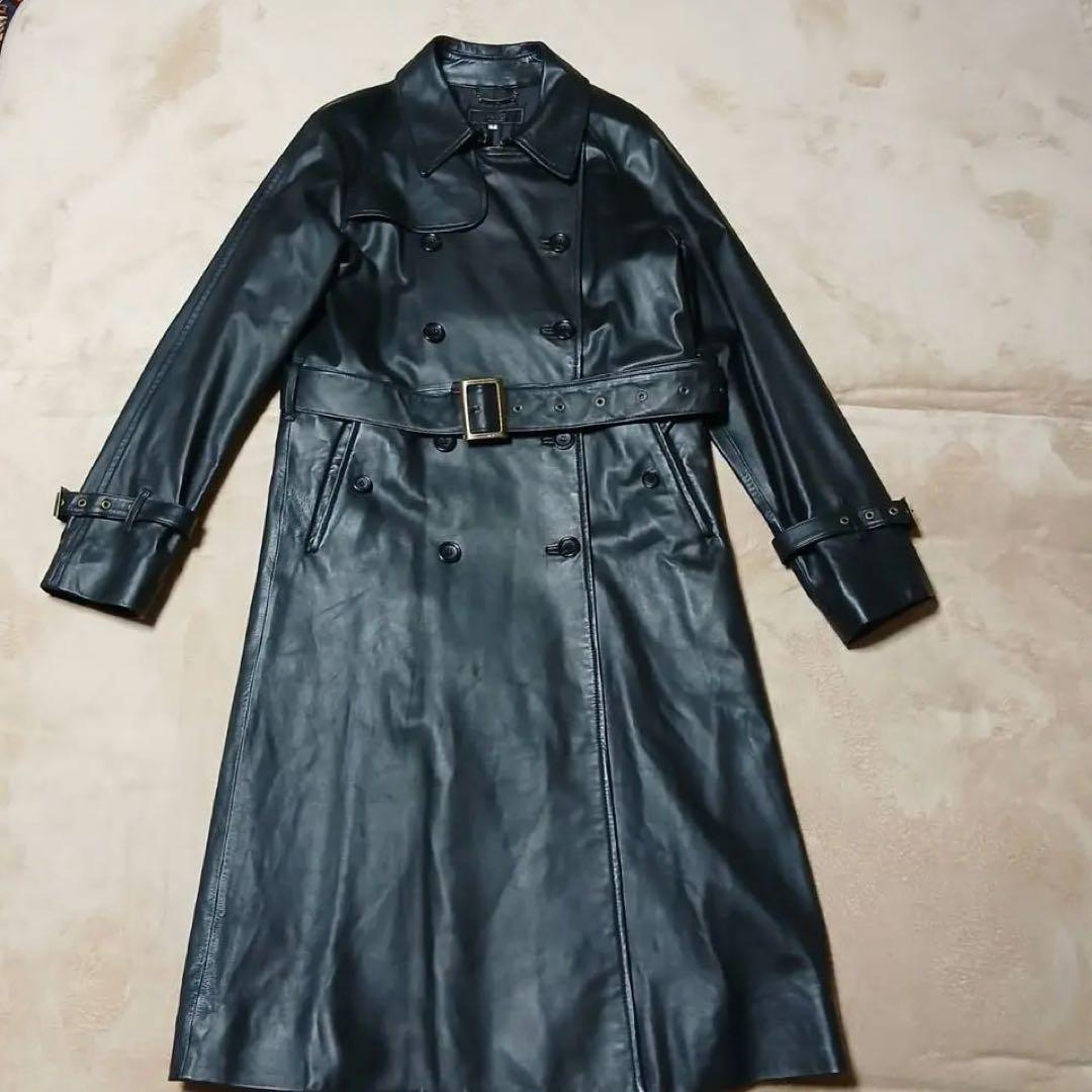 INÉD レザー トレンチコート