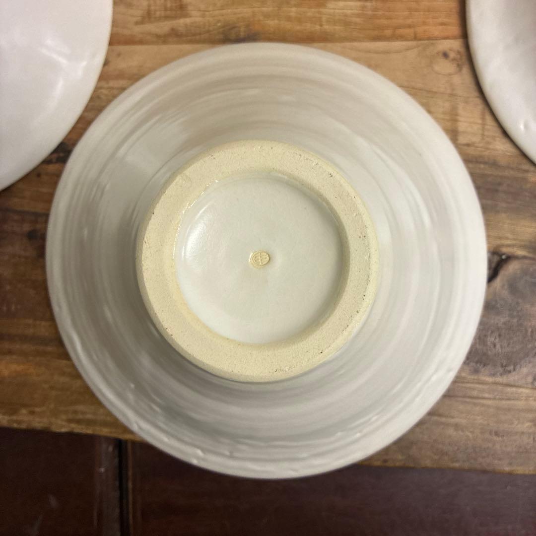 新品　陶器　陶芸作家　角底丼鉢6個 584