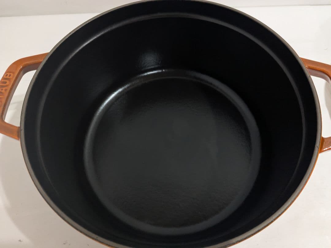 Staub　ココット・ロンド　シナモン　24cm　ストウブ
