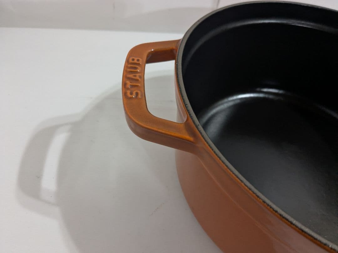 Staub　ココット・ロンド　シナモン　24cm　ストウブ