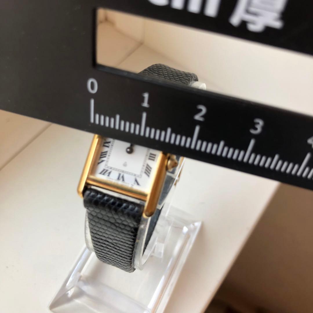 【美品】SEIKO セイコー　タンク　ローマン　稼働品　レザーベルト 時計