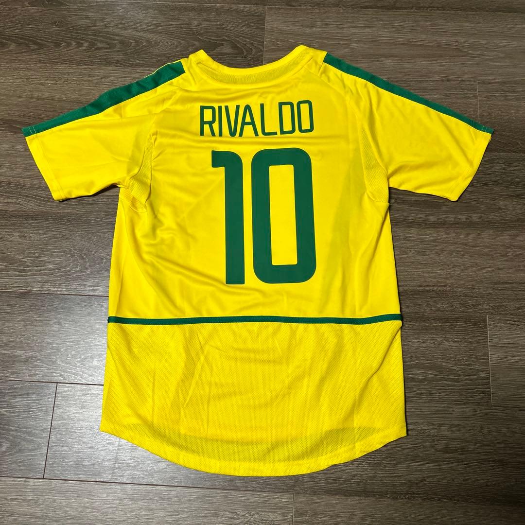 【未使用タグ付】ブラジル代表　リバウド選手　ユニフォーム