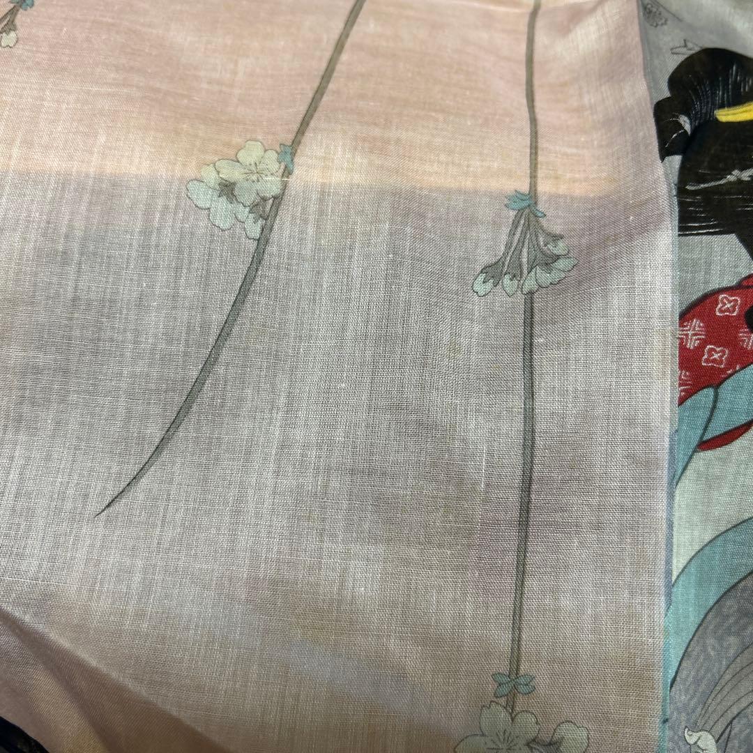 大判ハンカチ　テーブル掛け　風呂敷　喜多川歌麿　京都祇園KATORIYA 京友禅