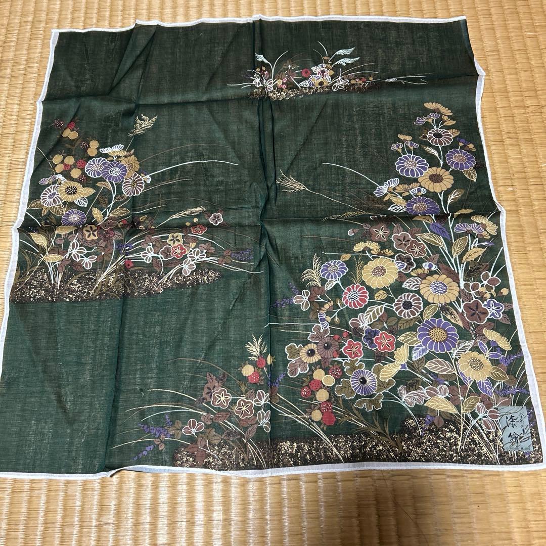 大判ハンカチ　テーブル掛け　風呂敷　喜多川歌麿　京都祇園KATORIYA 京友禅