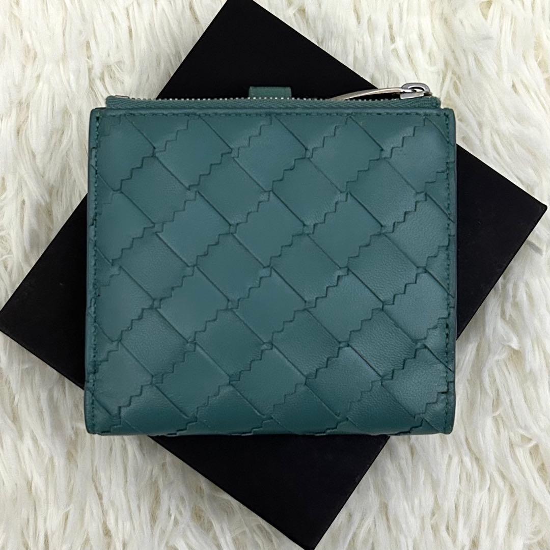 【美品】ICチップ内蔵 BOTTEGA VENETA 二つ折り財布