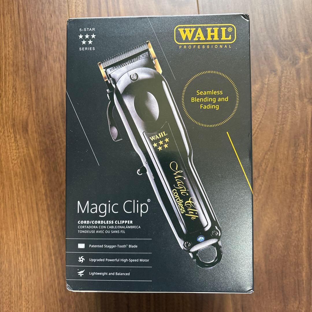 新品未使用品WAHL MagicClip Clipperバリカン　黒　ブラック