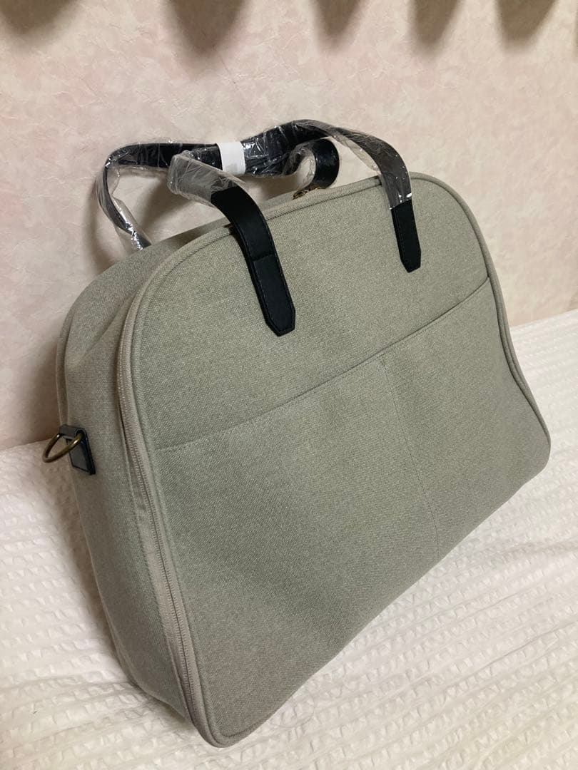 【新品】北欧、暮らしの道具店スーツケースみたいに使えるボストンバッグ グレージュ