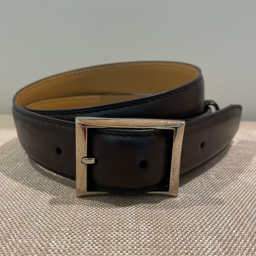 BERLUTI クラシックベルト　ヴェネチア カーフレザー　ブラック