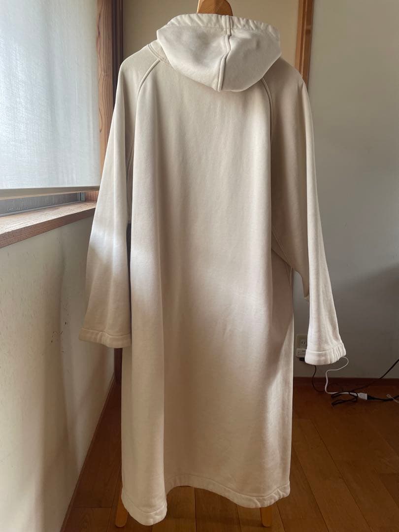 45R ムートン裏毛のフードコート