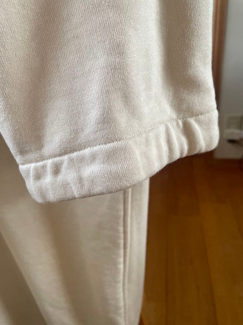 45R ムートン裏毛のフードコート