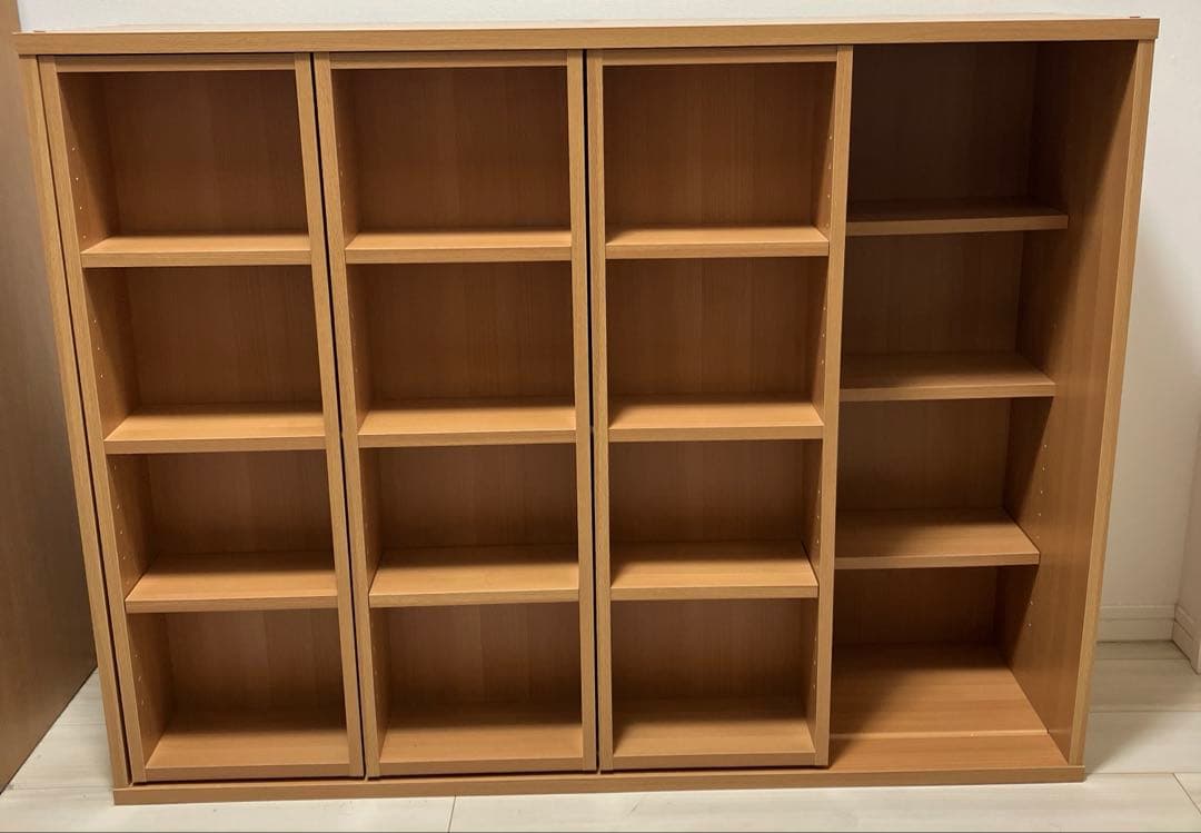 Y*o様 本棚　スライド収納棚　大容量　マンガ500冊以上収納可