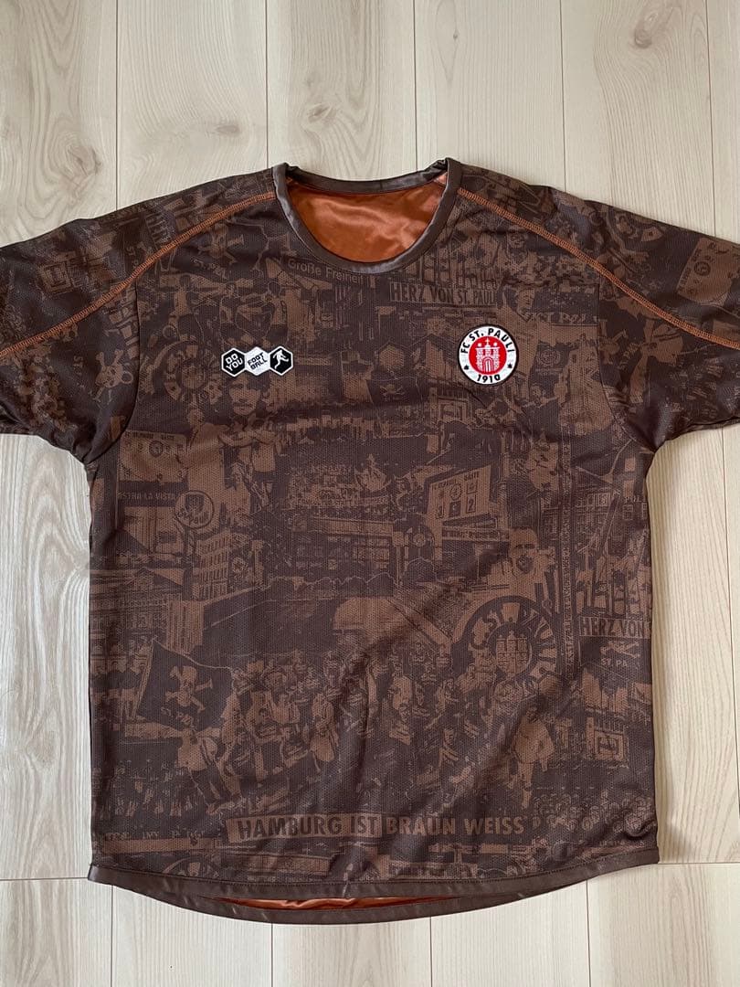 FCザンクトパウリ　リバーシブル　FC St. Pauli ユニフォーム