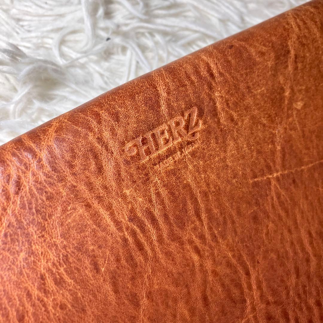 ☆旧品番 貴重☆ HERZ ヘルツ F-6 三日月ボディバッグ タンドー 本革