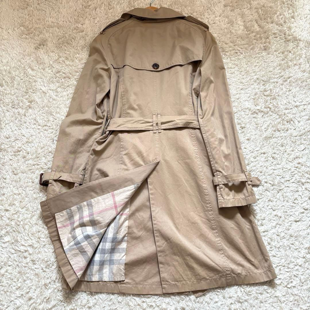 美品✨バーバリーロンドン トレンチコート ハニーベージュ L メガチェック