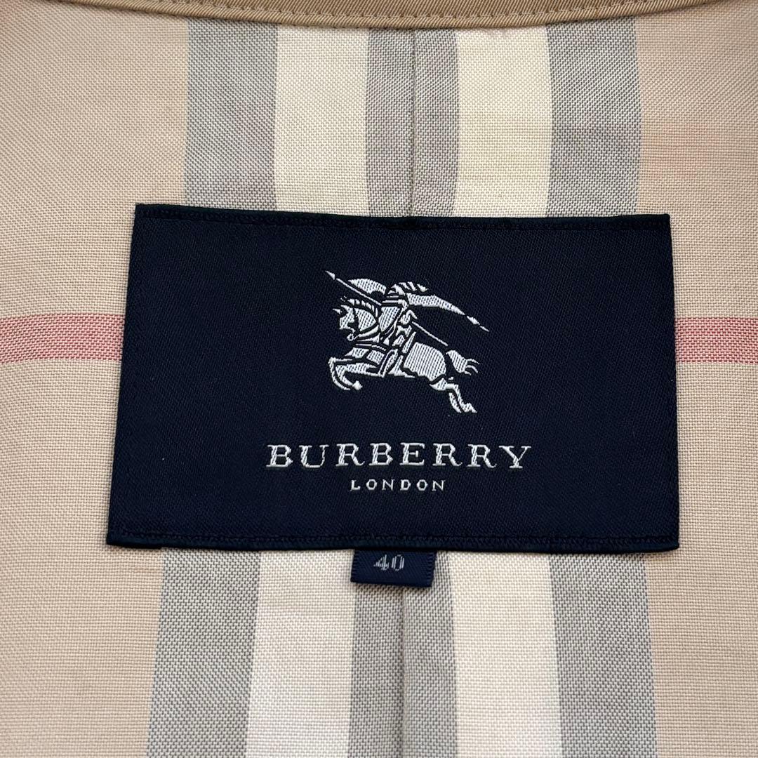 美品✨バーバリーロンドン トレンチコート ハニーベージュ L メガチェック