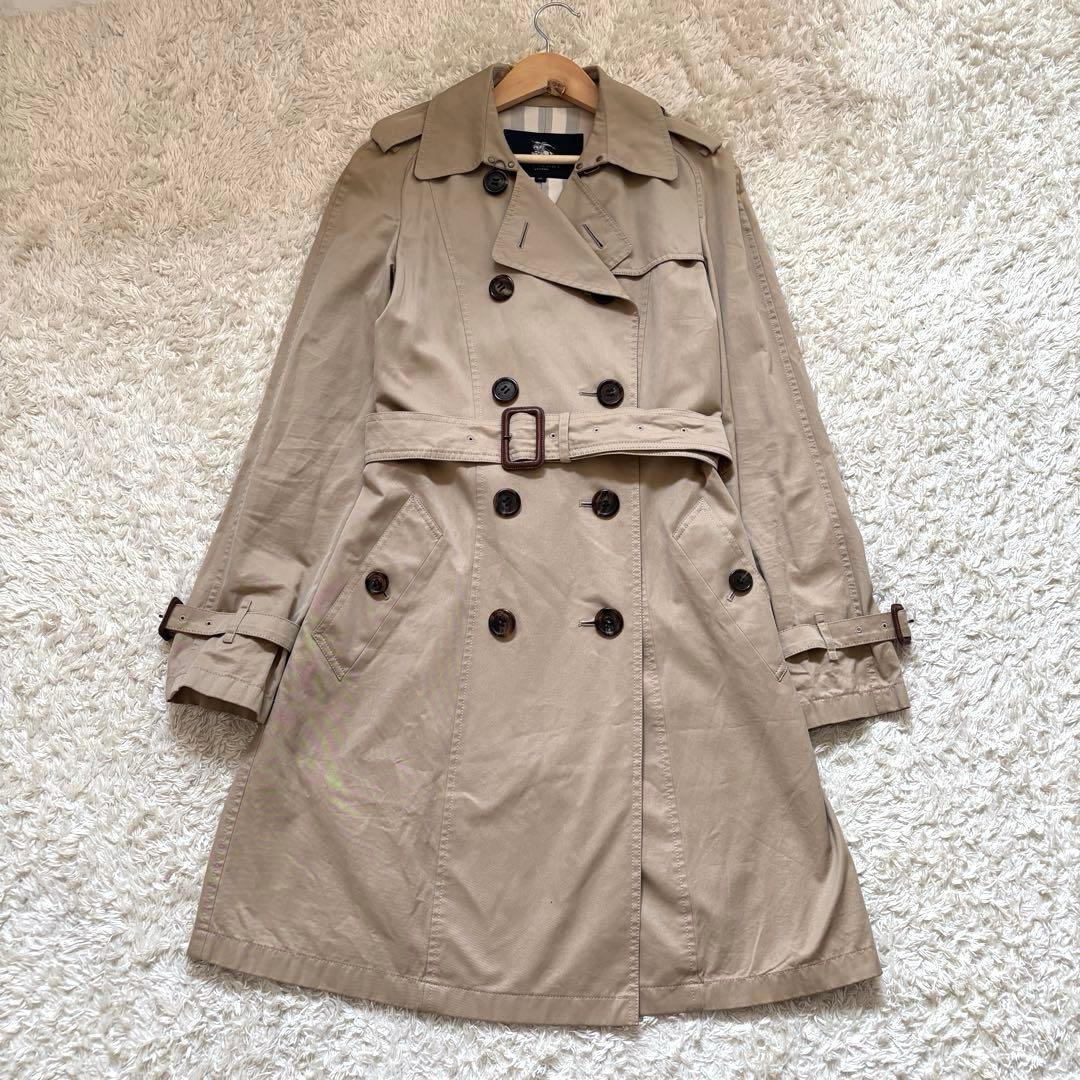 美品✨バーバリーロンドン トレンチコート ハニーベージュ L メガチェック