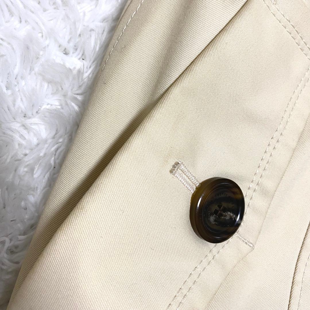 バーバリーブルーレーベル　トレンチコート　ライトベージュ　ノバチェック　38M