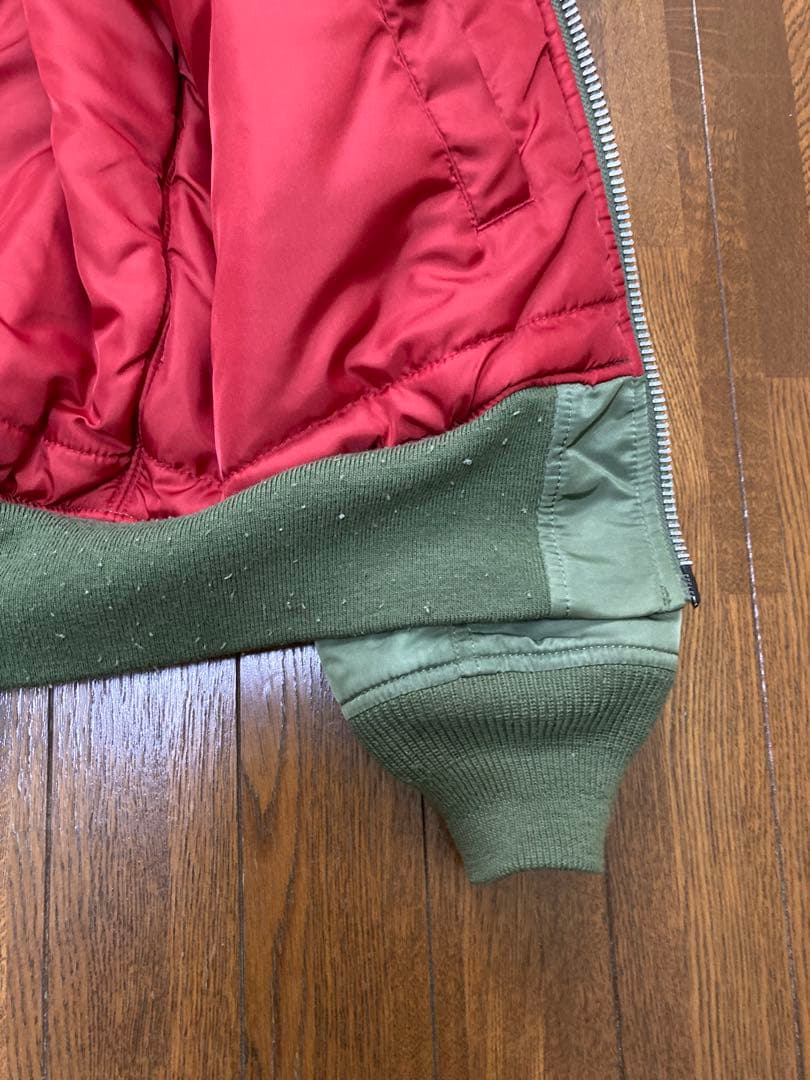 y*k様 希少 ALPHA INDUSTRIES MA-1 フライトジャケットレ