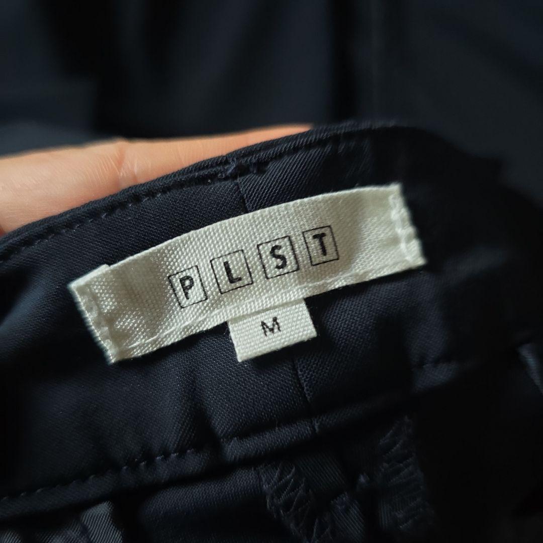 PLST プラステ ノーカラージャケット パンツスーツ セットアップ　3点セット