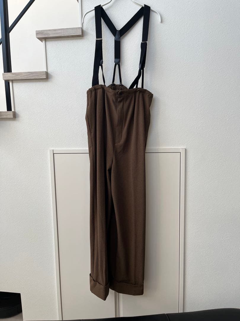 todayful サスペンダーハイウエストパンツ　36