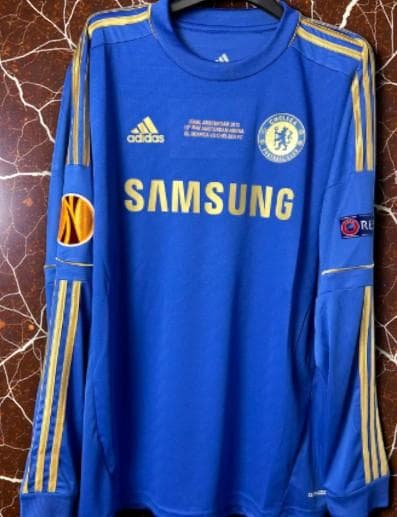 チェルシー 12/13 ホーム ヴィンテージ風 長袖 アザール 17番