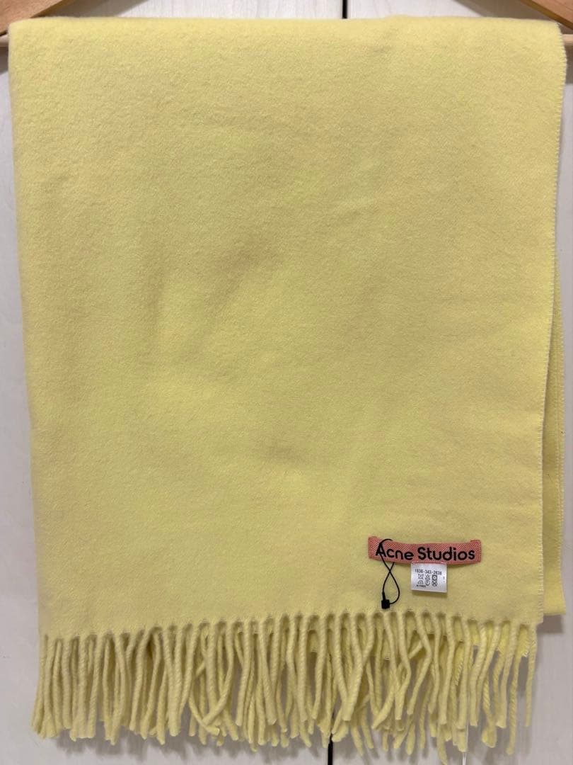 新品未使用 タグ付き Acne Studios フリンジウールスカーフ マフラー