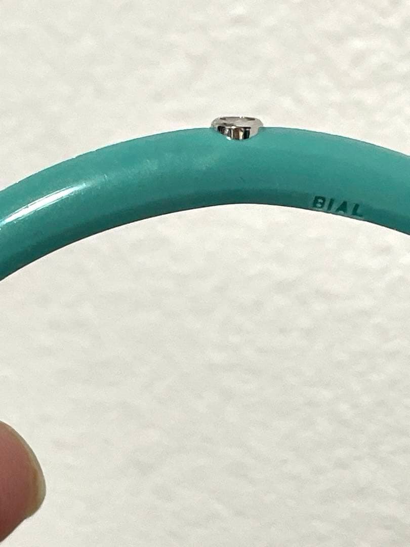 BIAL★PT900★金属アレルギーでも着用可能★モルガナイト★