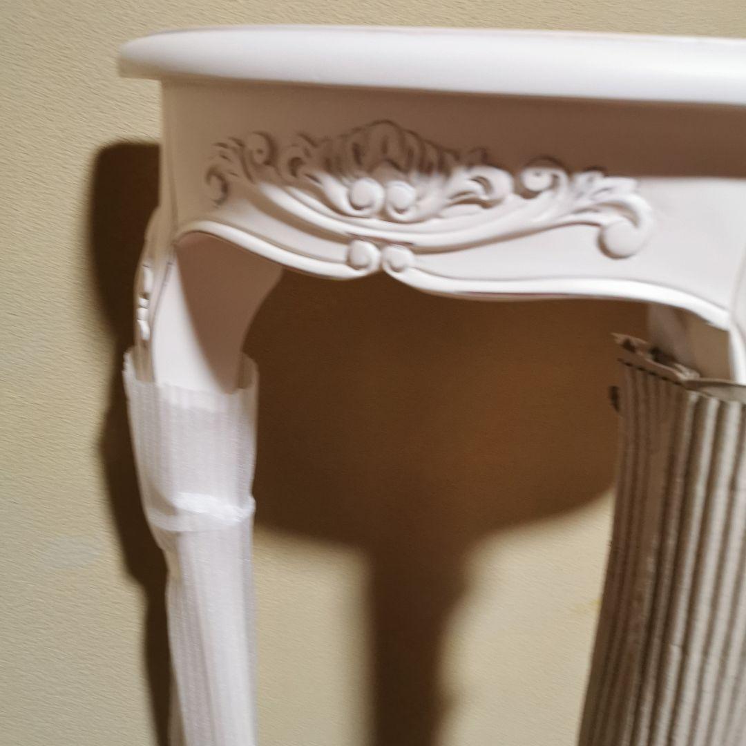 クロシオ コンソールテーブル ホワイト