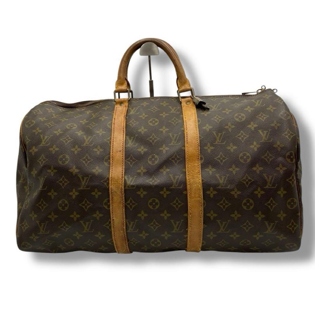 良品 ルイヴィトン キーポル50 M41426 モノグラム ボストンバッグ 希少