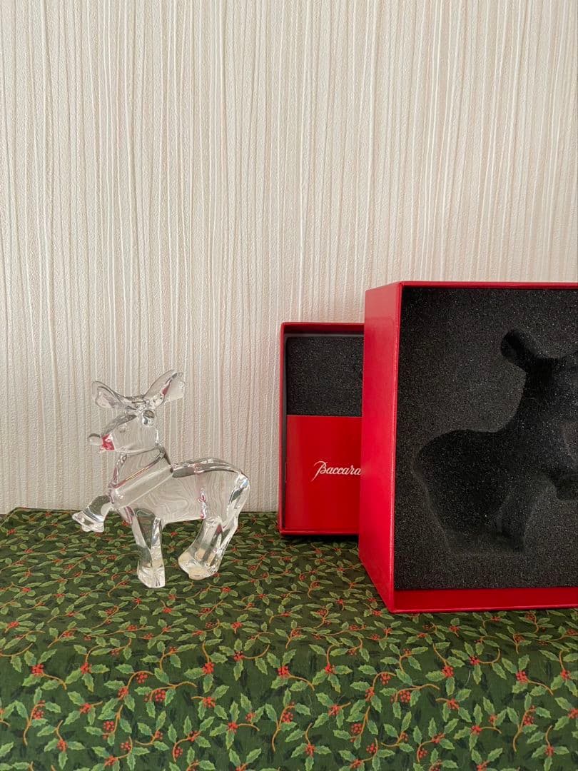 ★クリスマスセール★【美品】バカラ　クリスタル　クリスマスオーナメントセット