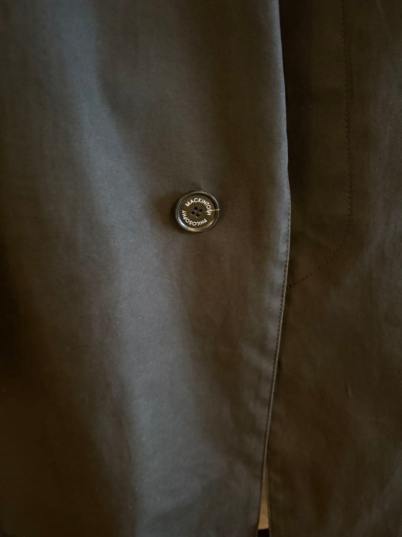 MACKINTOSH PHILOSOPHY ステンカラーコート 黒