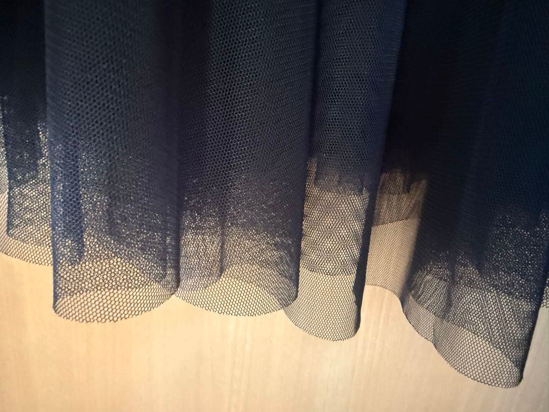 【未使用品】チュールスカート 黒