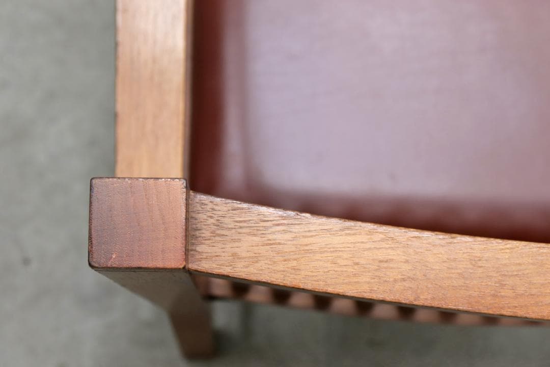 AREA エリア A-1-A 本革 ウォールナット アーム ダイニングチェア 1