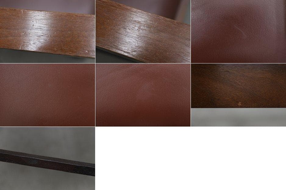 AREA エリア A-1-A 本革 ウォールナット アーム ダイニングチェア 1