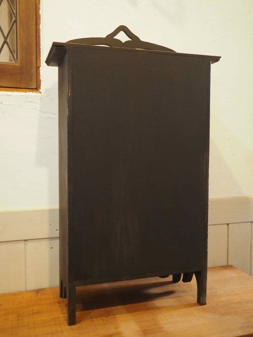 フランス　アンティーク　木製ガラス扉　キャビネット　アンティークキャビネット　棚