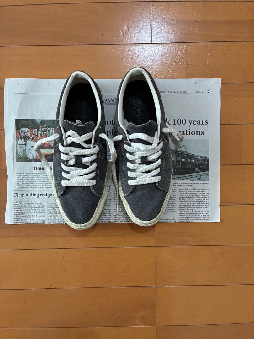 コンバース　90‘s ONE STAR グレー ローカットスニーカー