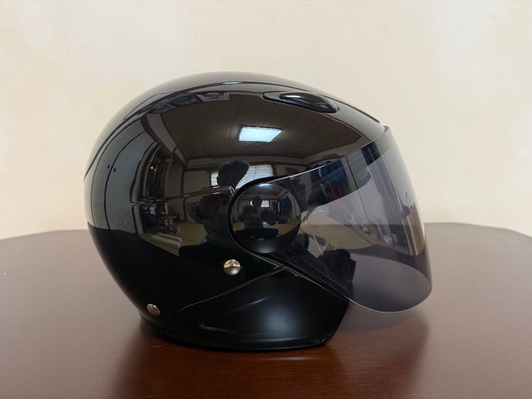 ZENITH ブラック ジェットヘルメットSF-7II