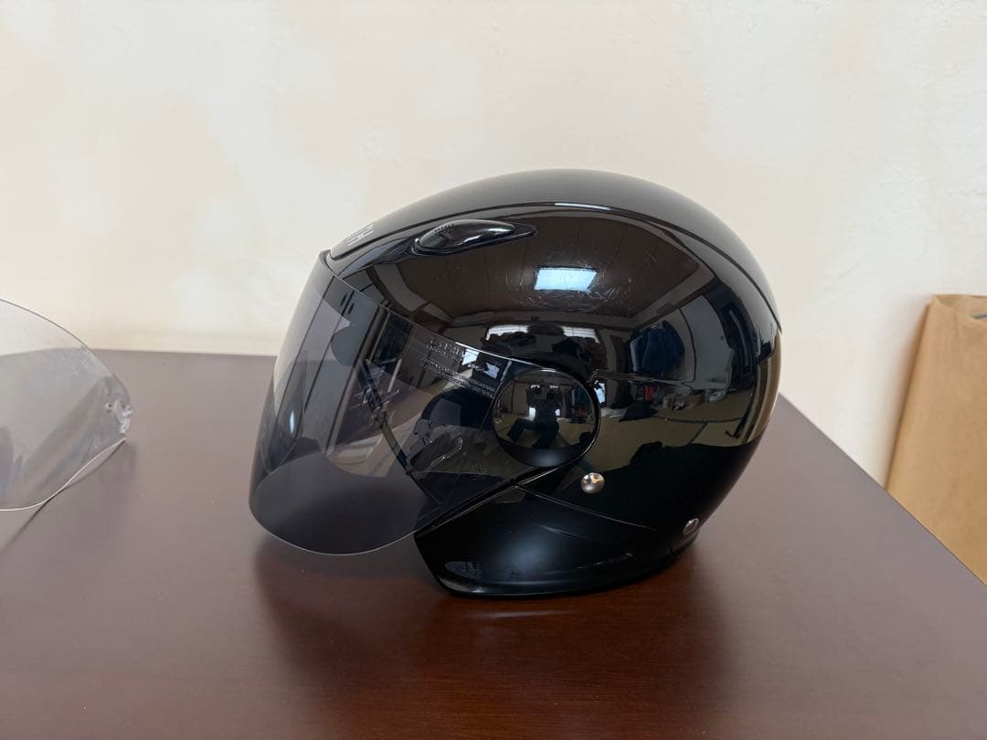 ZENITH ブラック ジェットヘルメットSF-7II