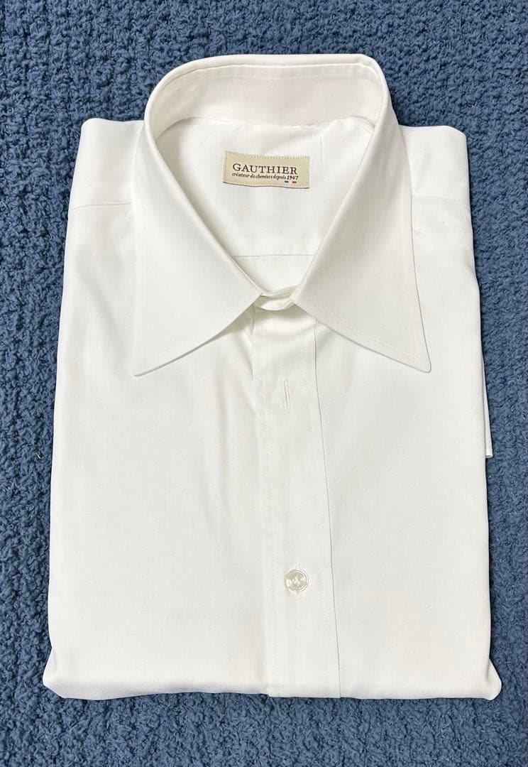 GAUTHIER（ゴーティエ）ホワイトドレスシャツ 15 3/4