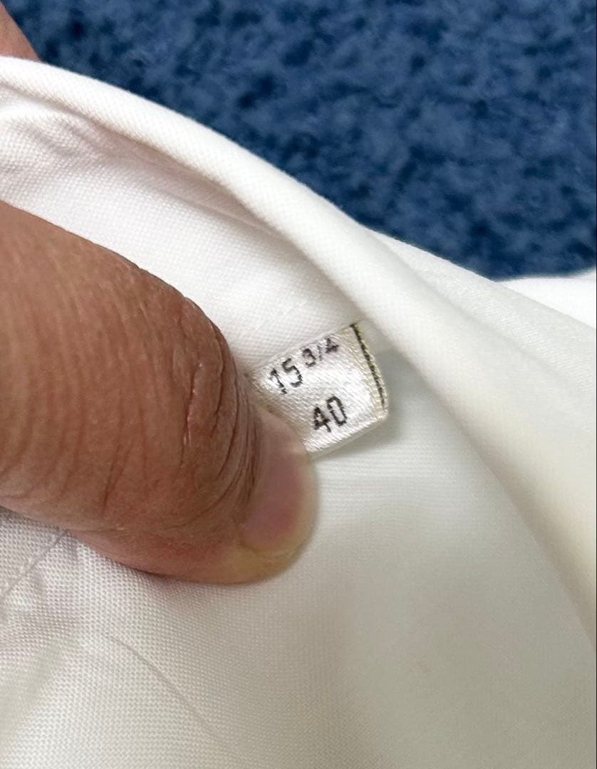 GAUTHIER（ゴーティエ）ホワイトドレスシャツ 15 3/4