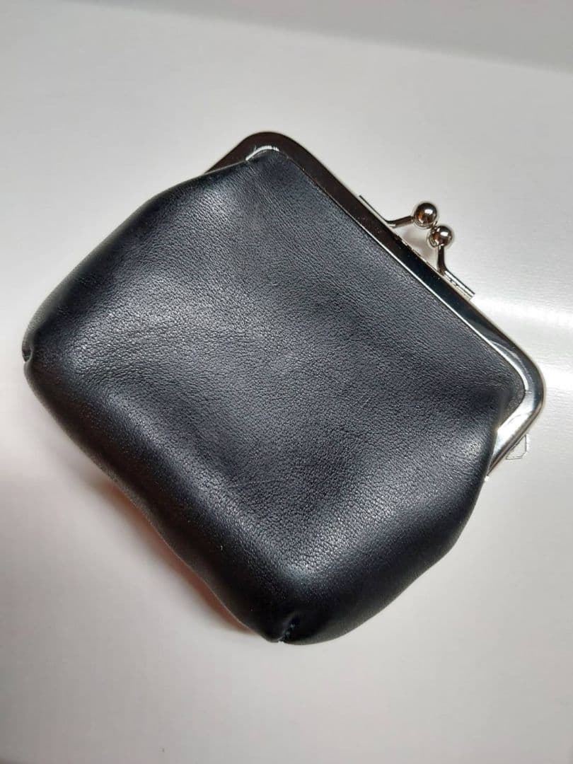 ラストクロップス バケッタホースハイド がま口 ブラック 未使用品