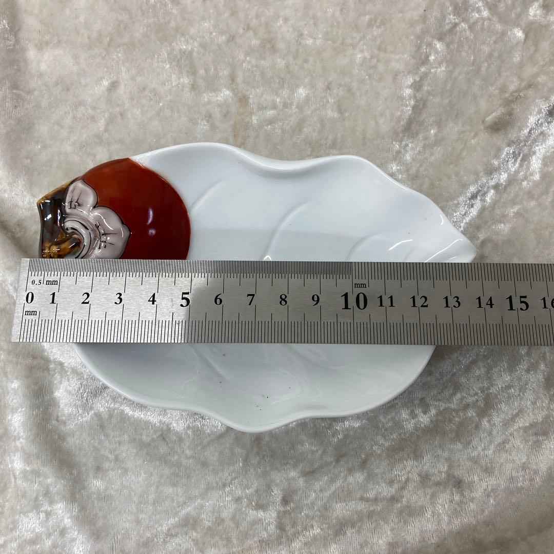 【希少品】酒井田 柿右衛門 柿葉形皿 割烹皿 5枚セット 超美品