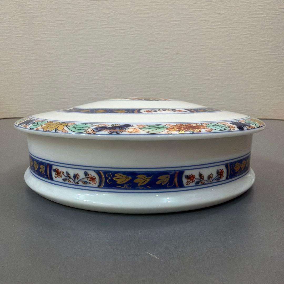 【極希少】RAYNAUD Limoges 九谷 金彩 花柄 蓋付き 小物入れ