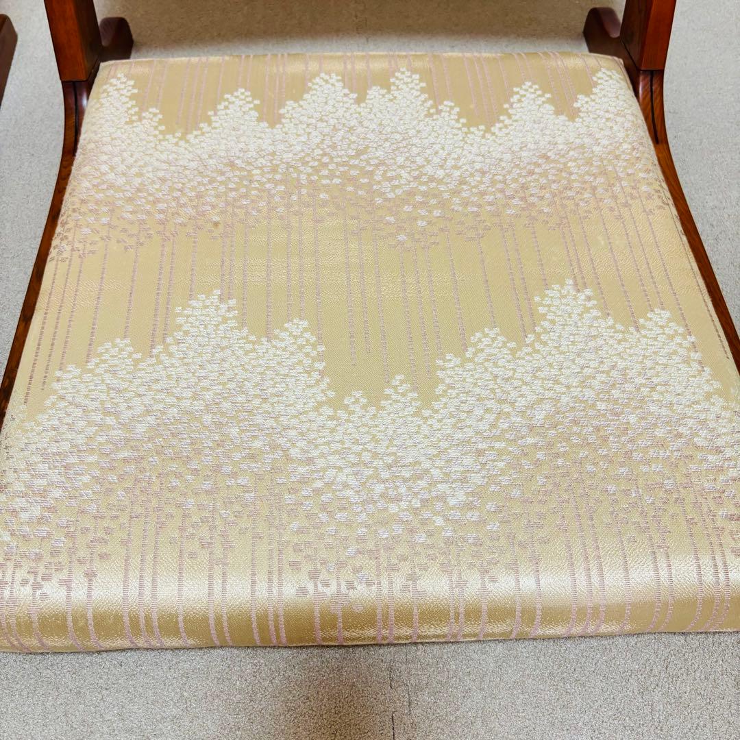 【希少】カリモク 座椅子　折りたたみ 木製　和室 和家具 和風　2脚セット